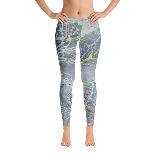 Holiday Valley Combo, New York Ski Trail Map Women's Base Layer Bottom - Powderaddicts