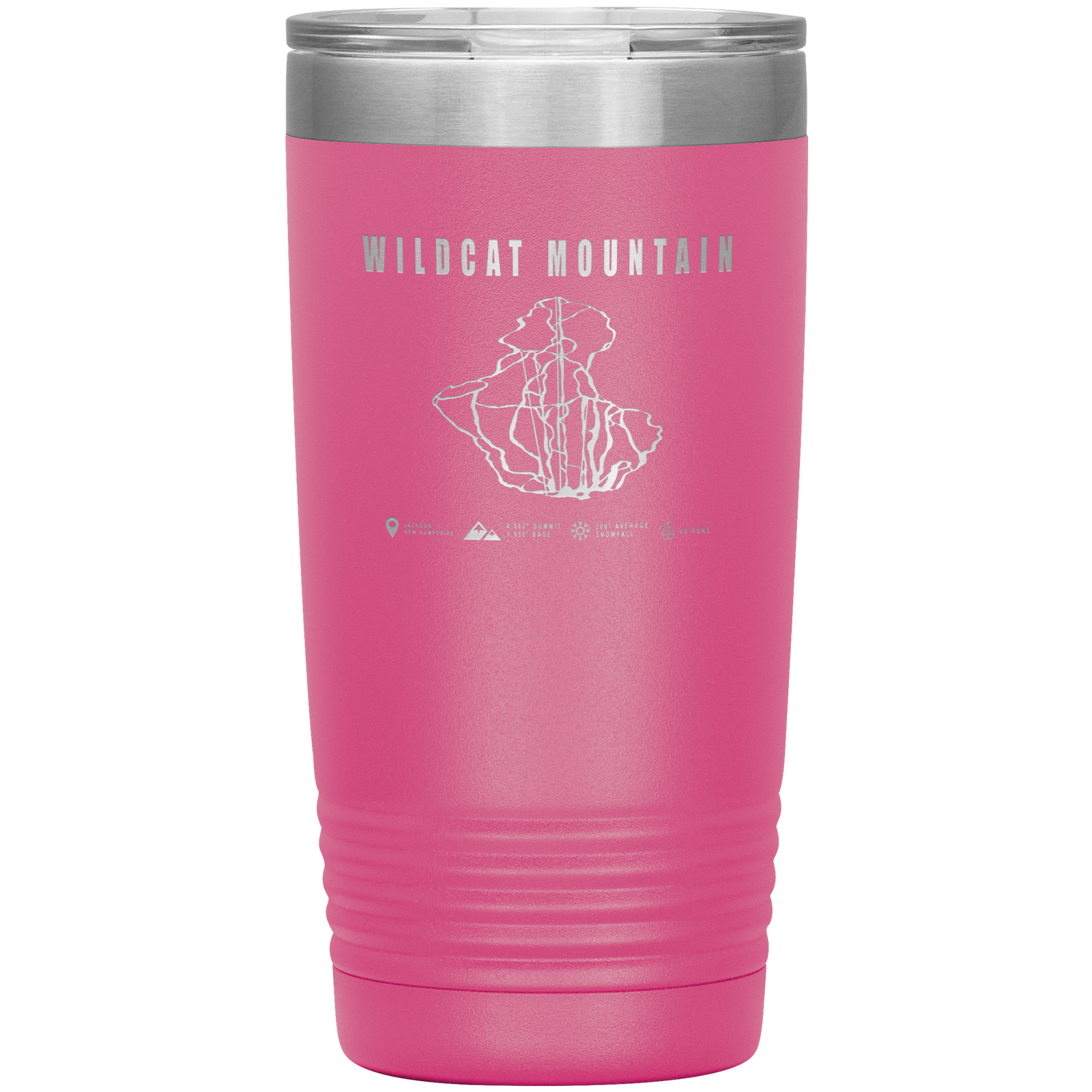 Wildcat Mountain, New Hampshire Ski Trail Map 20oz Tumbler - Powderaddicts
