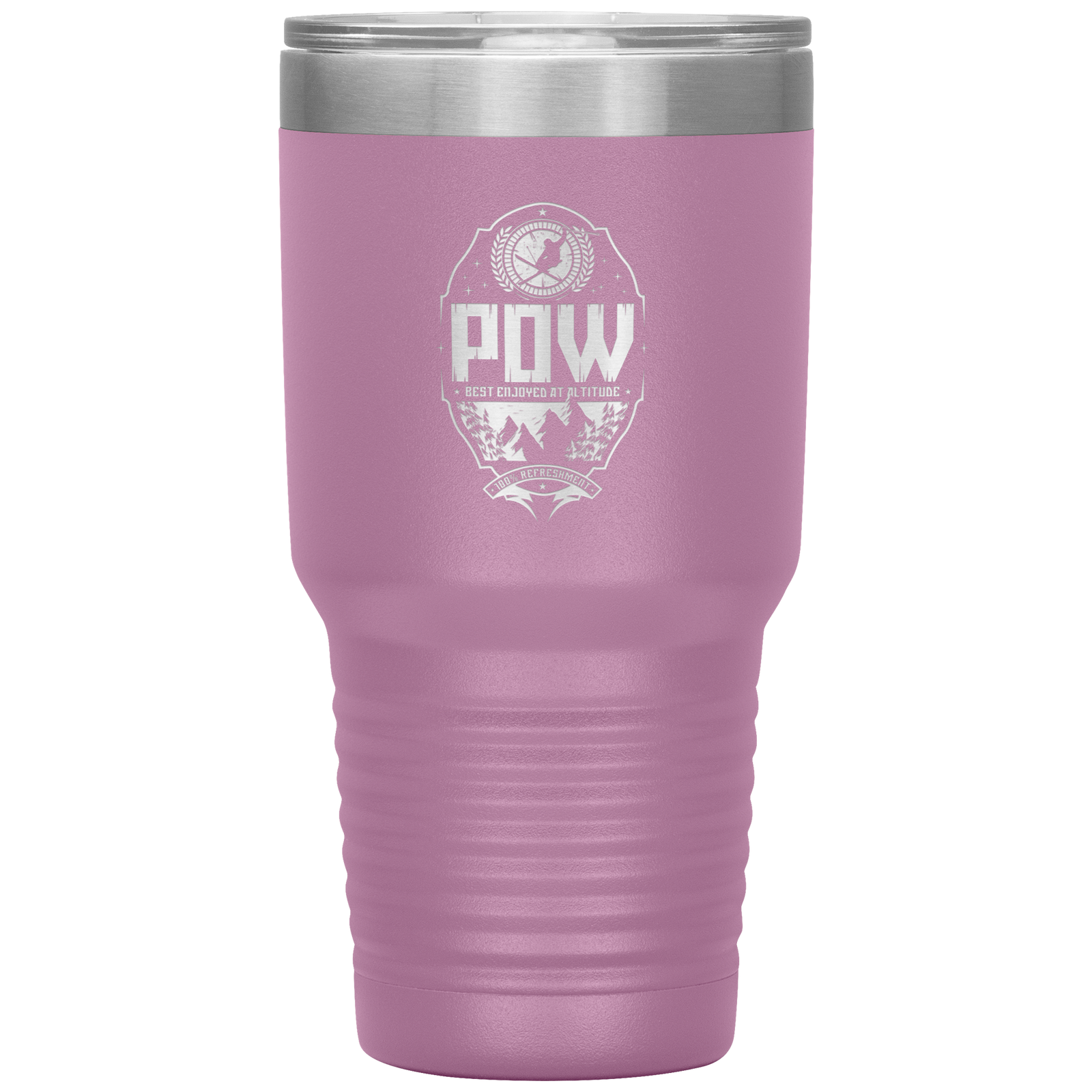 Pow Best Enjoyed At Altitude 30oz Tumbler - Powderaddicts