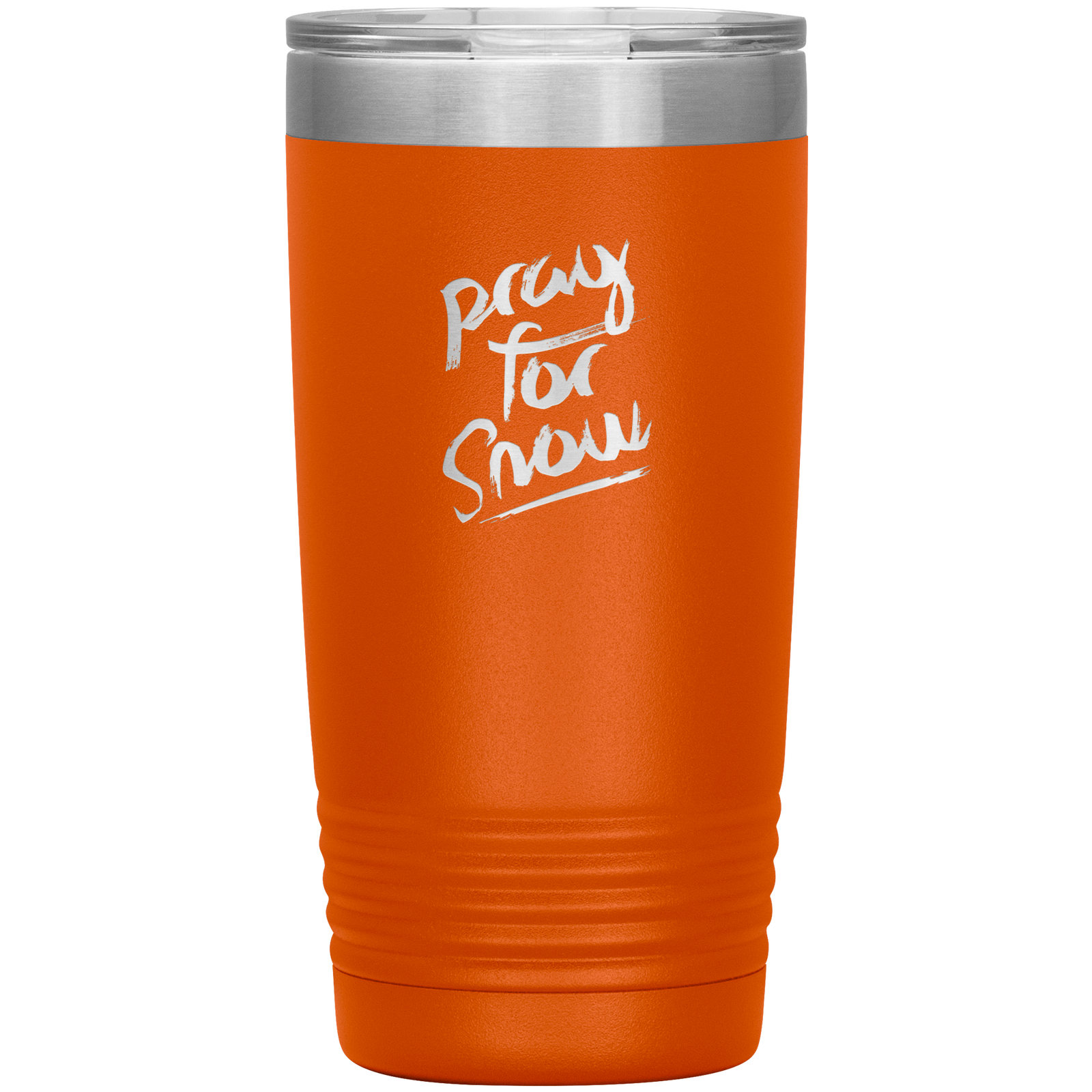 Pray For Snow Back 20oz Tumbler - Powderaddicts