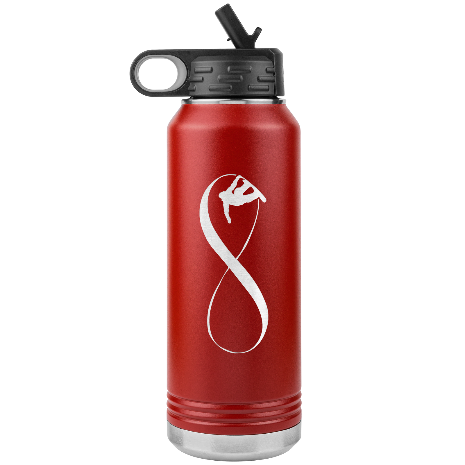 Infinity Snowboard 32oz Water Bottle Tumbler - Powderaddicts