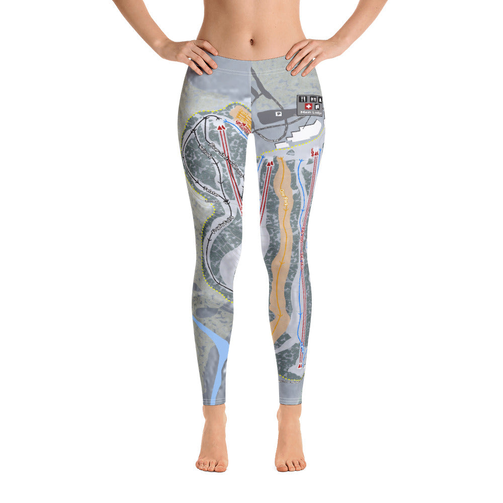 Jack Frost, Pennsylvania Ski Trail Map Women's Base Layer Bottom - Powderaddicts
