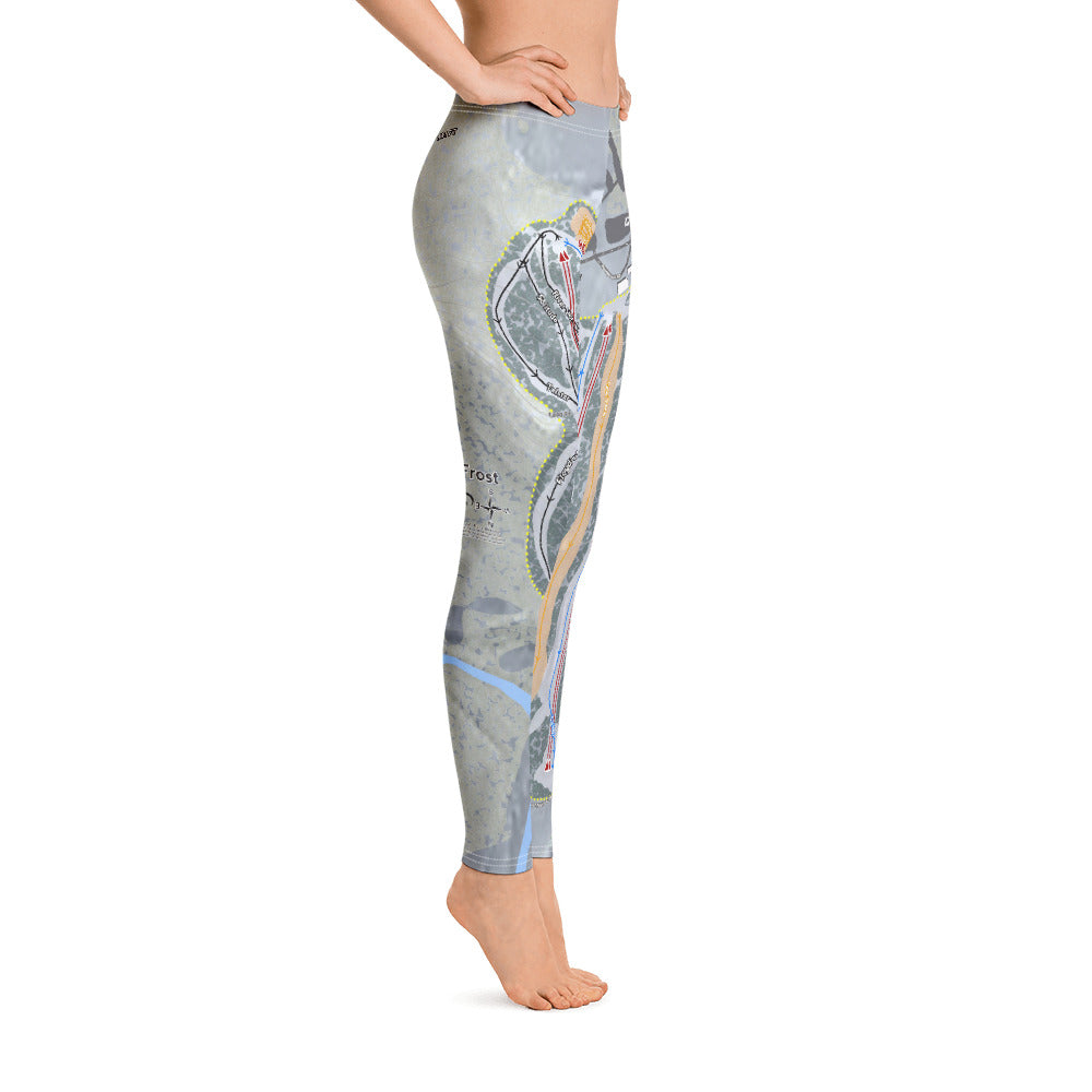 Jack Frost, Pennsylvania Ski Trail Map Women's Base Layer Bottom - Powderaddicts