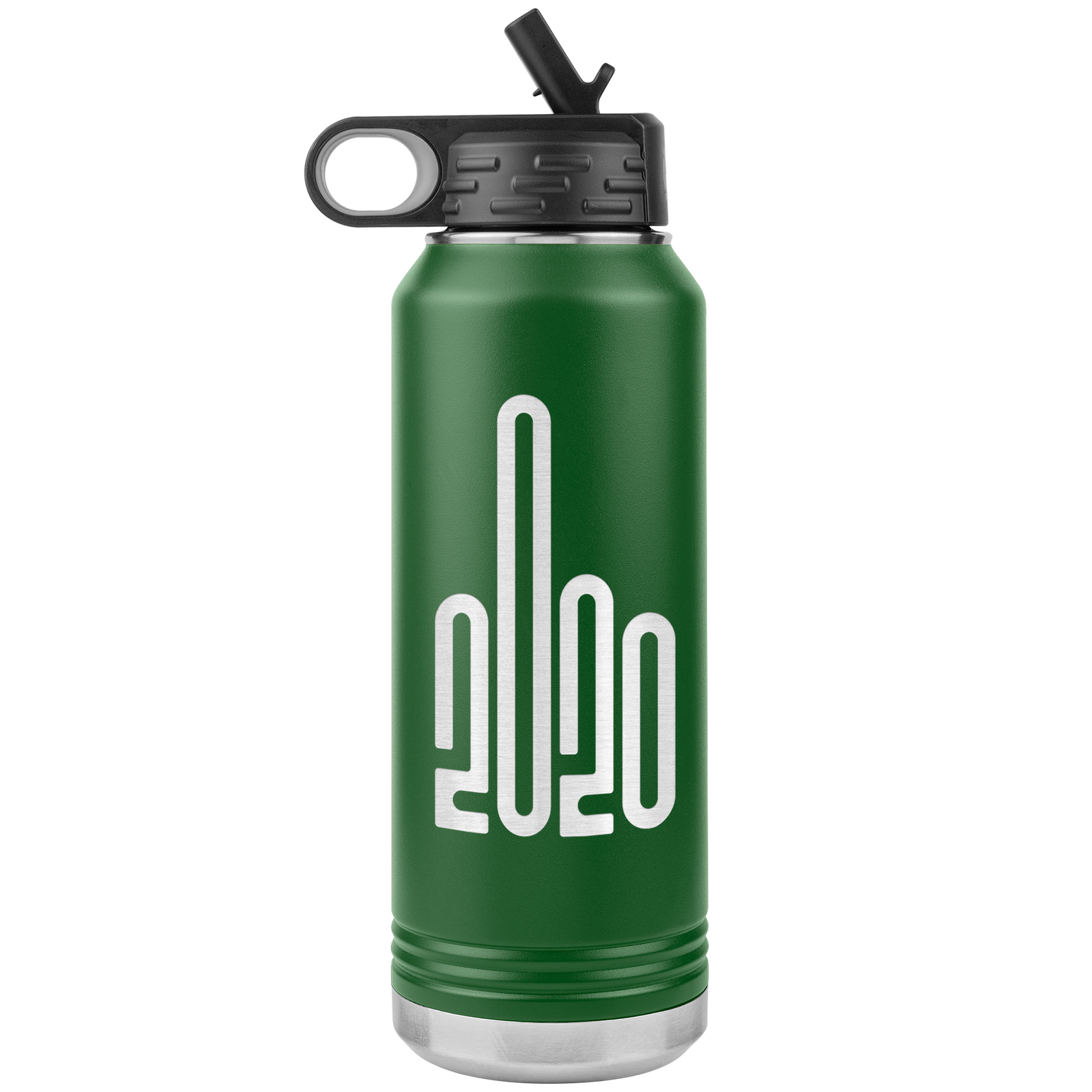 2020 Middle Finger 32oz Water Bottle Tumbler - Powderaddicts