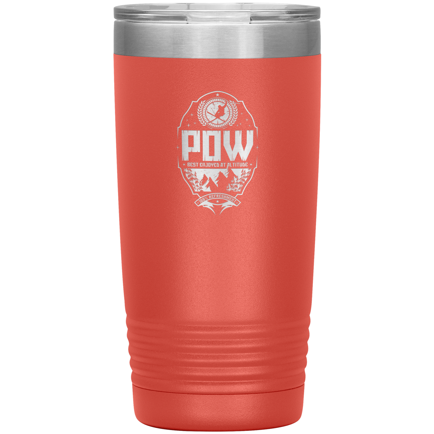 Pow Best Enjoyed At Altitude 20oz Tumbler - Powderaddicts