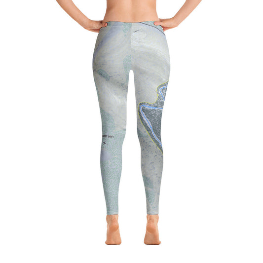 Laurel Mountain, Pennsylvania Ski Trail Map Women's Base Layer Bottom - Powderaddicts