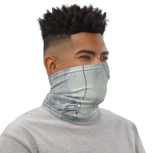 Liberty Mountain, Pennsylvania Ski Trail Map Printed Neck Gaiter - Powderaddicts