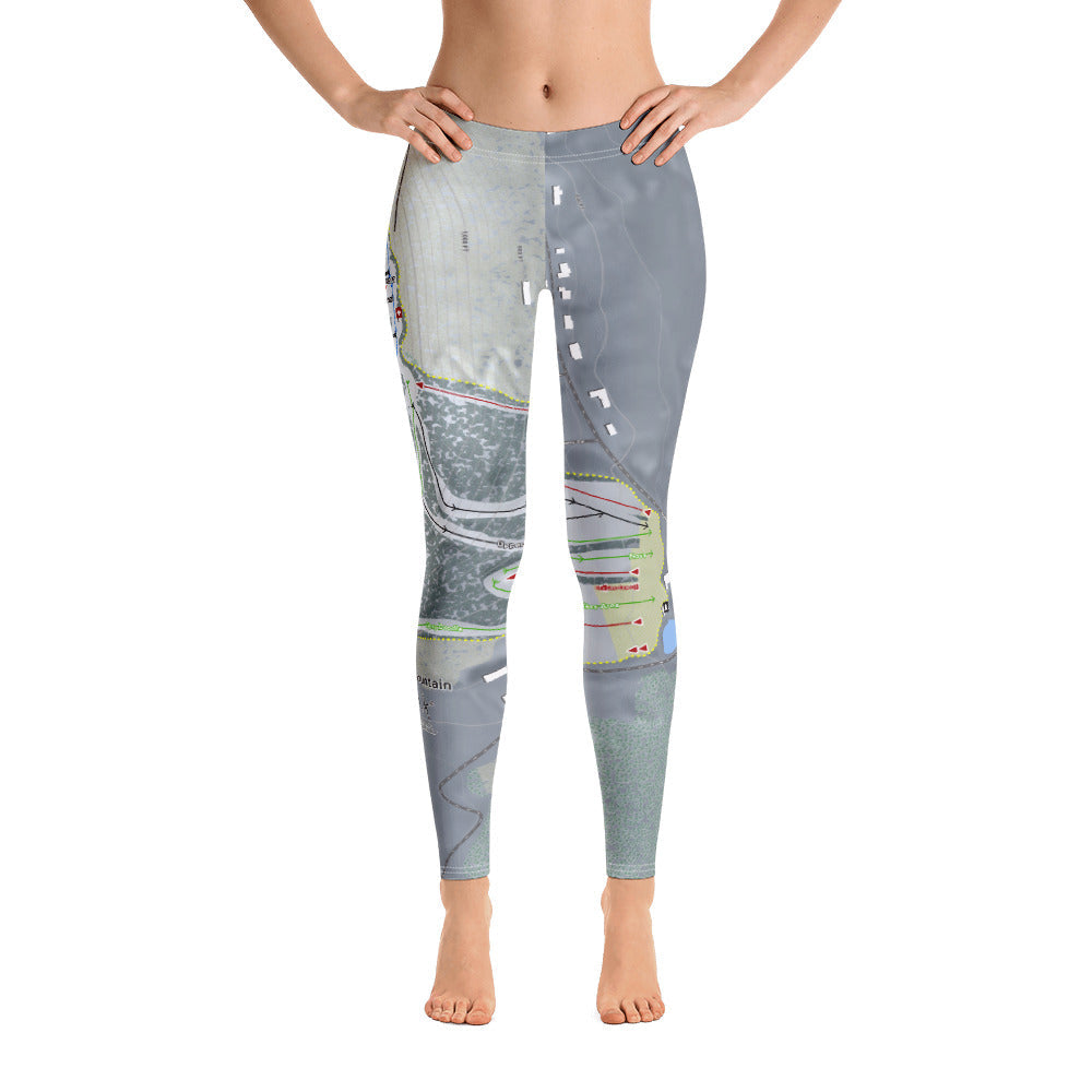 Liberty Mountain, Pennsylvania Ski Trail Map Women's Base Layer Bottom - Powderaddicts