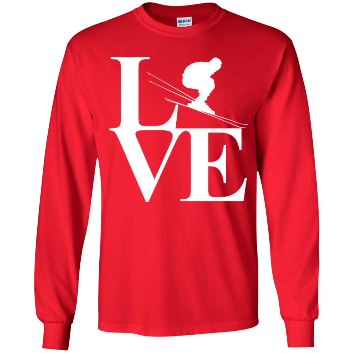 Love Skiing Youth Long Sleeves - Powderaddicts