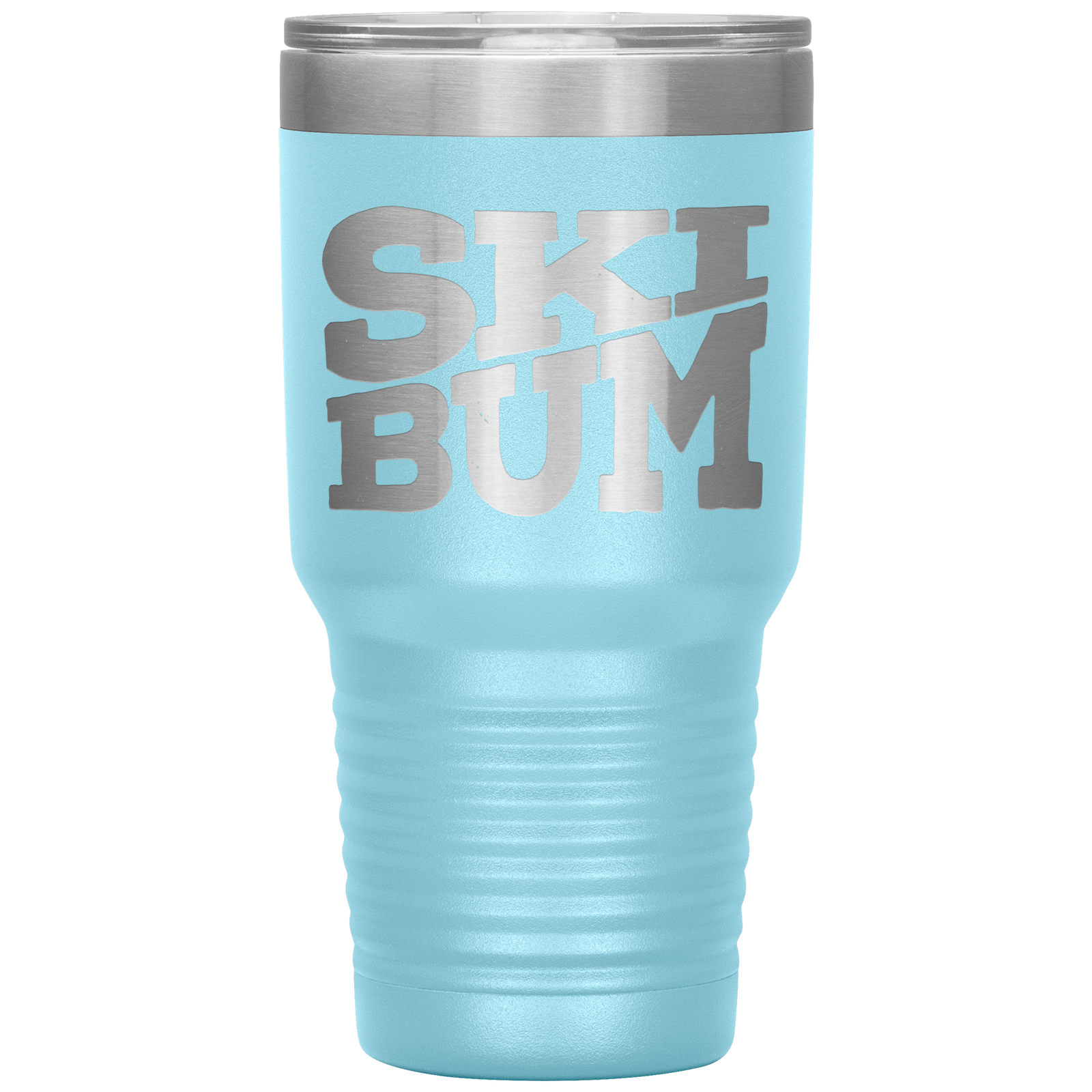 Ski Bum 30oz laser Etched Tumbler - Powderaddicts