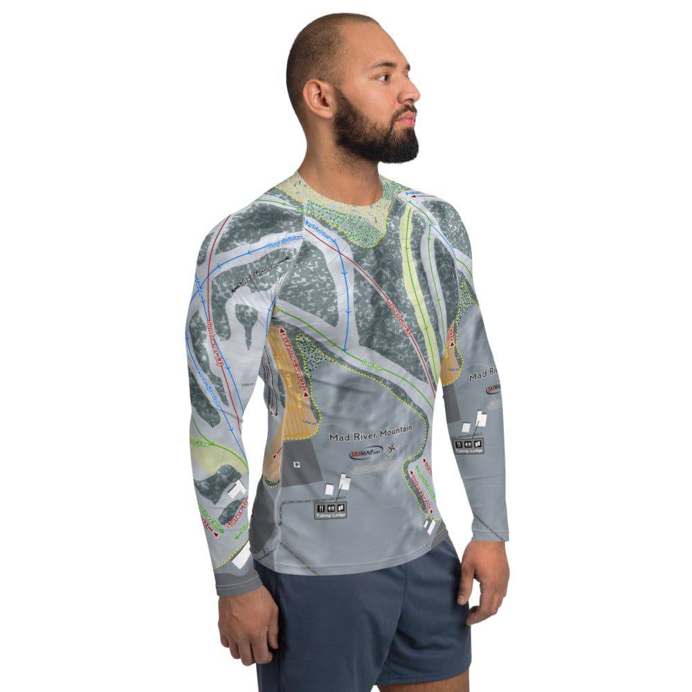 Mad River Mountain, Ohio Ski Trail Map Base Layer Top - Powderaddicts