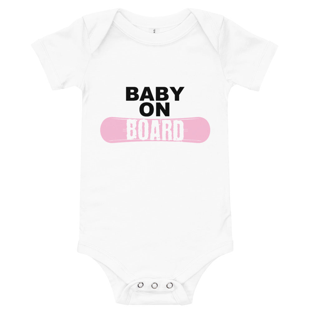 Baby On Board Baby Bodysuit - Powderaddicts