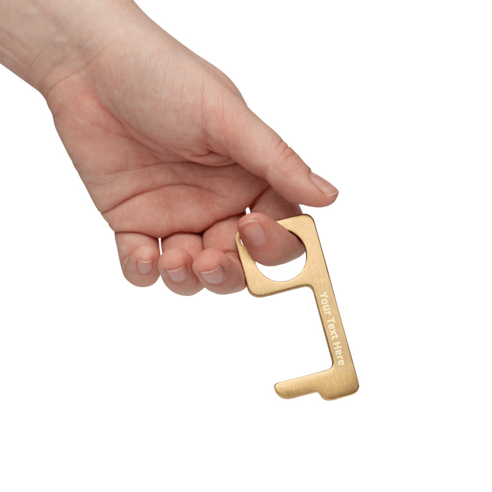 PERSONALIZED Engraved Brass Touch Tool - Powderaddicts