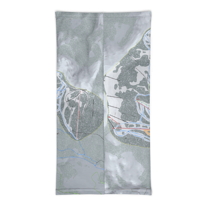 Sugar Bowl, California Ski Trail Map Neck Gaiter - Powderaddicts