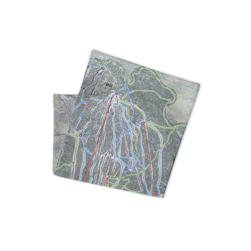 Okemo, Vermont Ski Trail Map Neck Gaiter - Powderaddicts