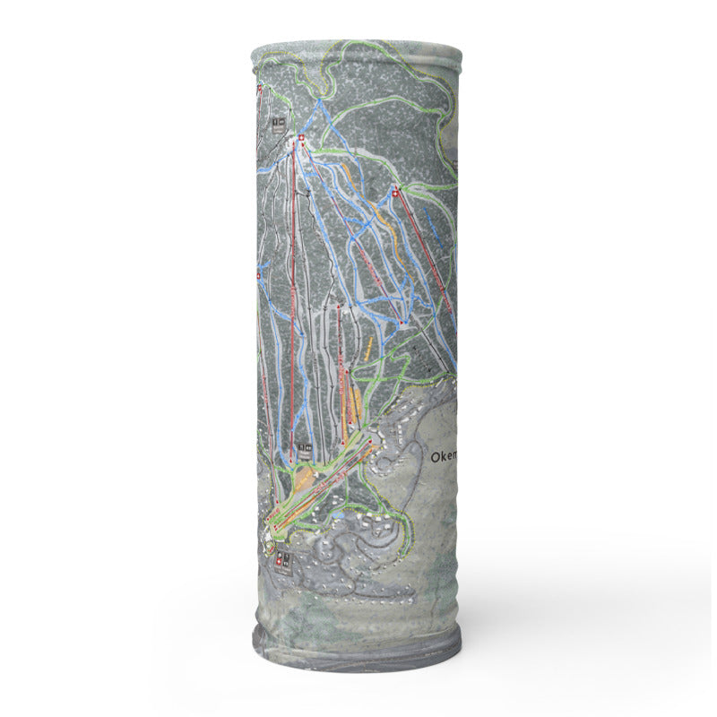 Okemo, Vermont Ski Trail Map Neck Gaiter - Powderaddicts