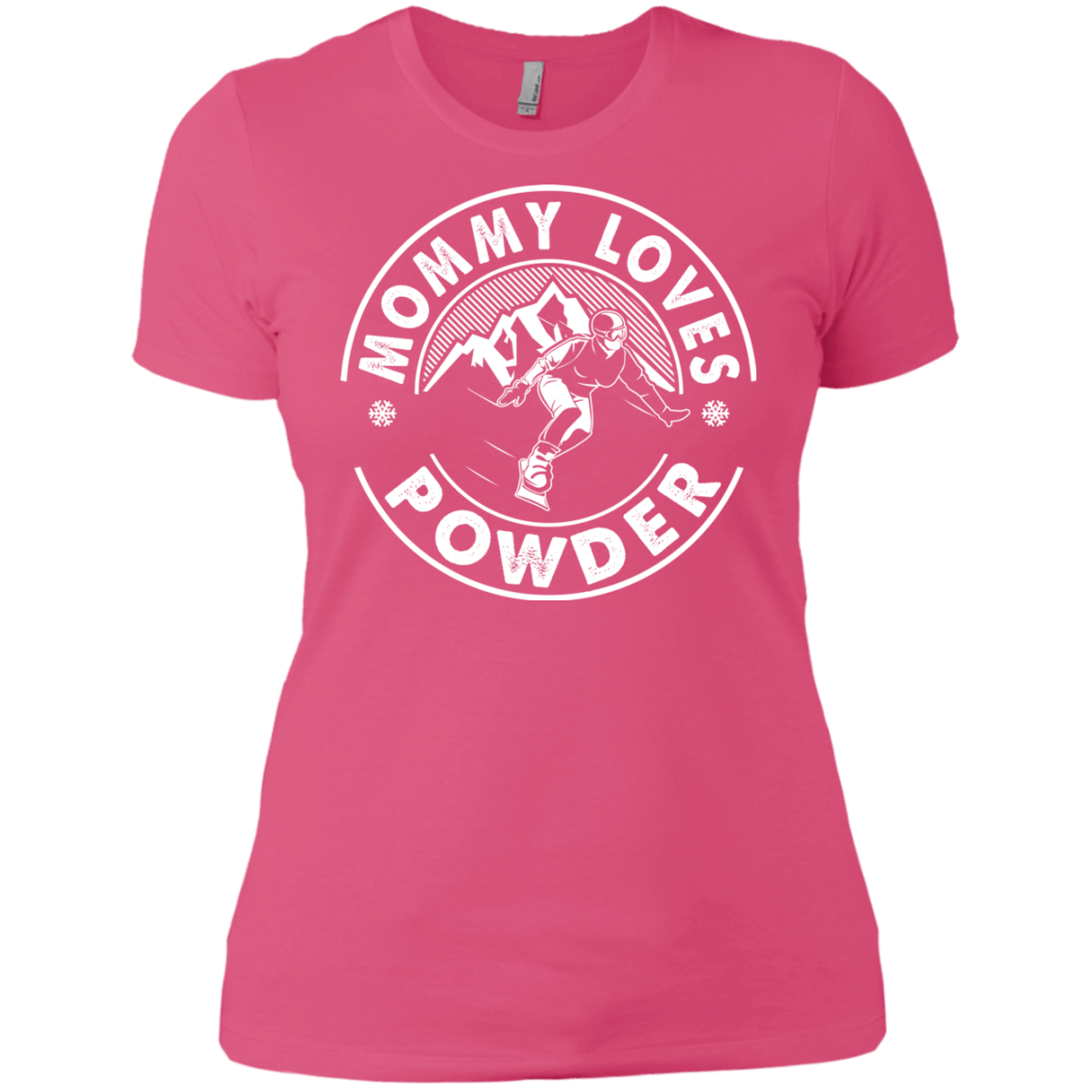Mommy Loves Powder White Next Level Ladies' Shirt - Powderaddicts