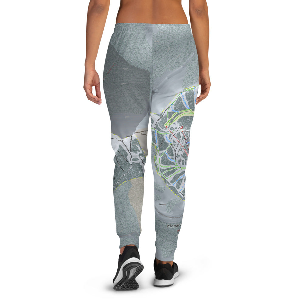 Monarch Mtn, Colorado Ski Trail Map Women's Mid-Layer - Powderaddicts