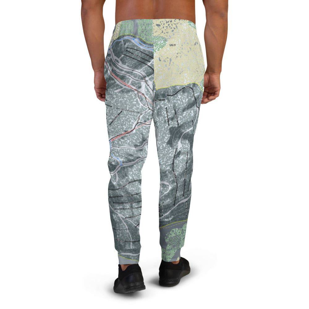 Mount Bohemia, Michigan Ski Trail Map Men's Mid-Layer - Powderaddicts