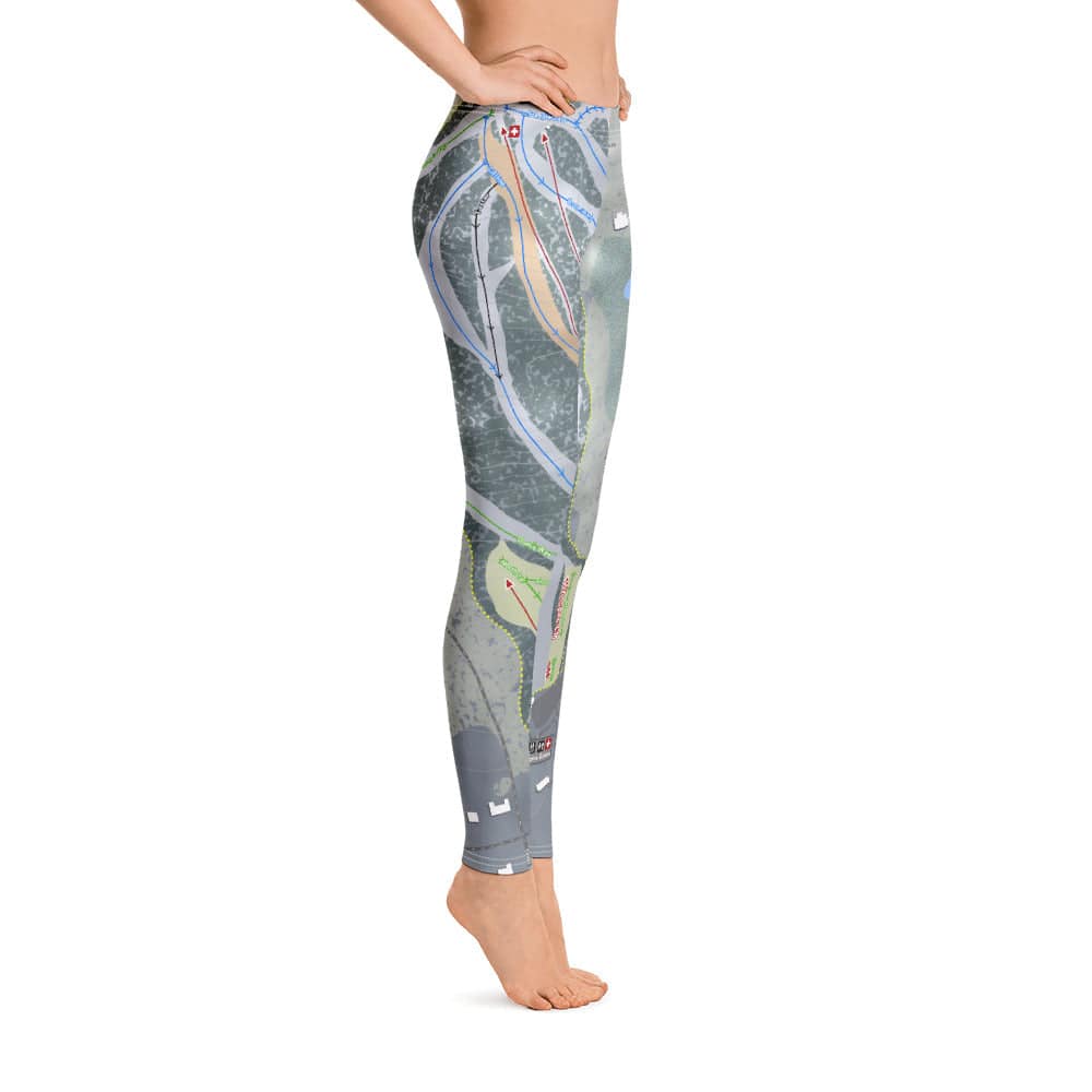 Mount Southington, Connecticut Ski Trail Map Women's Base Layer Bottom - Powderaddicts