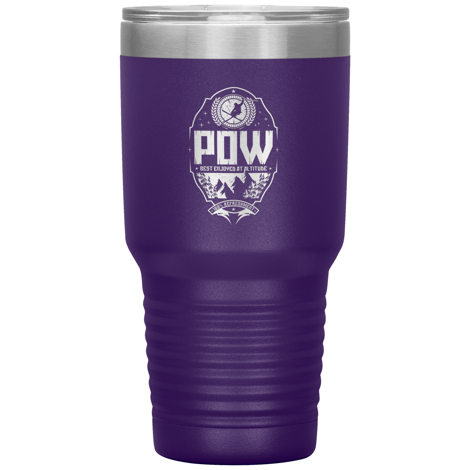 Pow Best Enjoyed At Altitude 30oz Tumbler - Powderaddicts