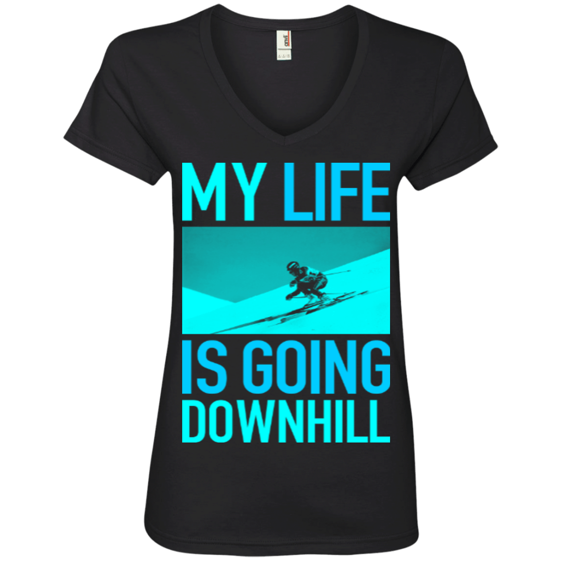 My Life Is Going Downhill Ladies Tees - Powderaddicts