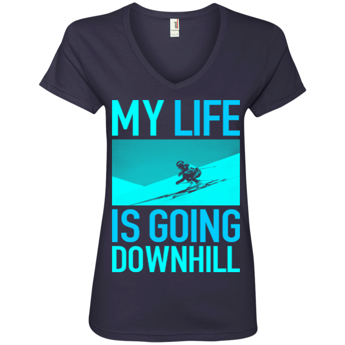 My Life Is Going Downhill Ladies Tees - Powderaddicts
