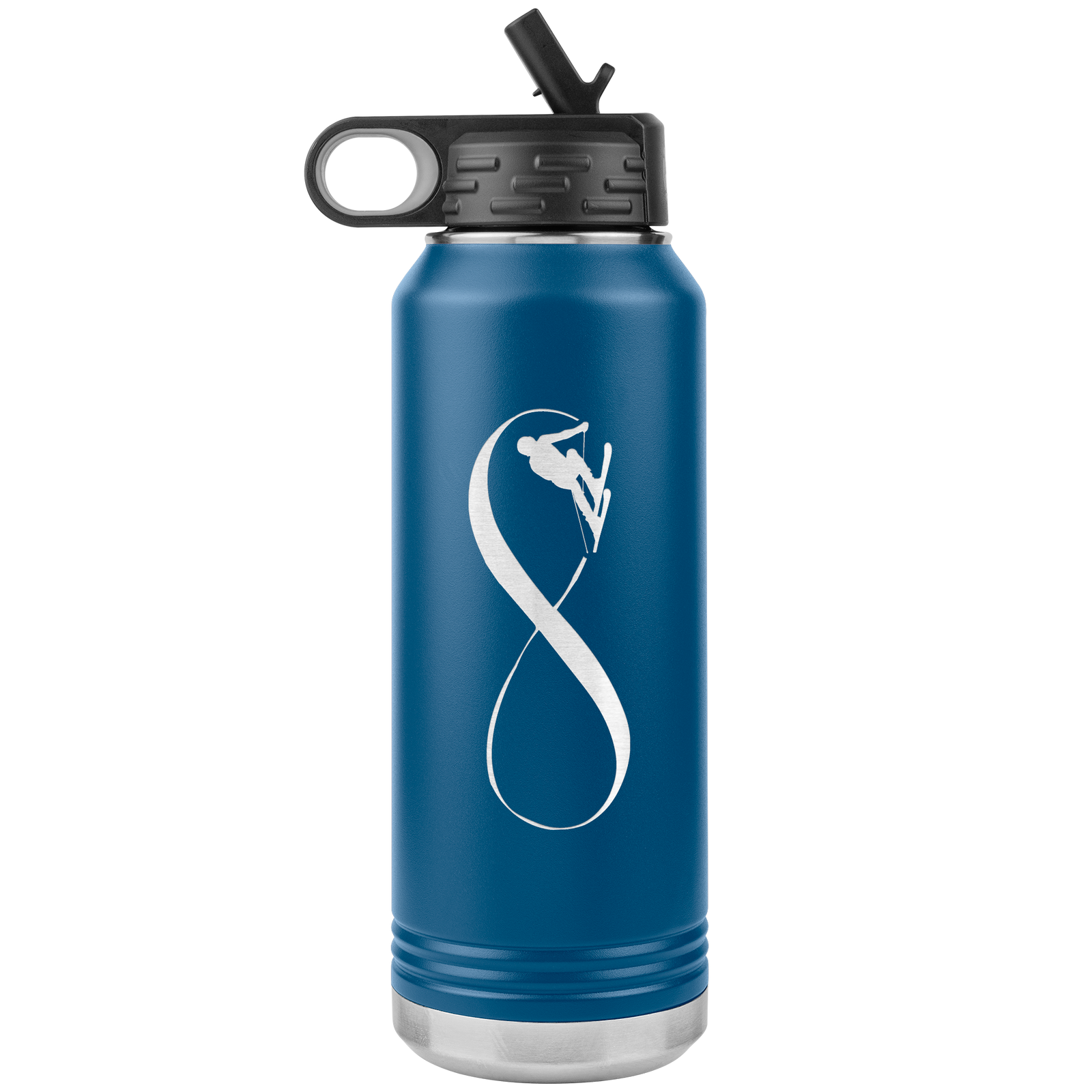 Infinity Skiing 32oz Water Bottle Tumbler - Powderaddicts