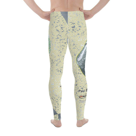 Paul Bunyan, Wisconsin Ski Trail Map Men's Base Layer Bottom - Powderaddicts