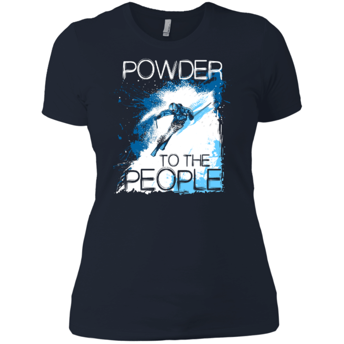 Powder To The People Ladies Tees - Powderaddicts