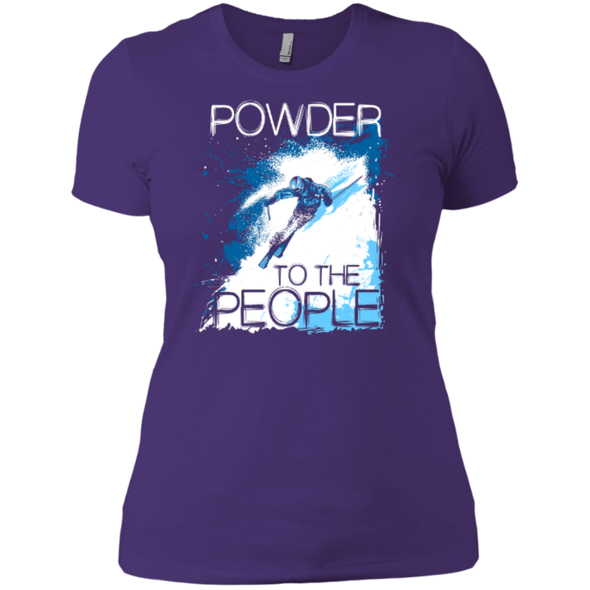 Powder To The People Ladies Tees - Powderaddicts