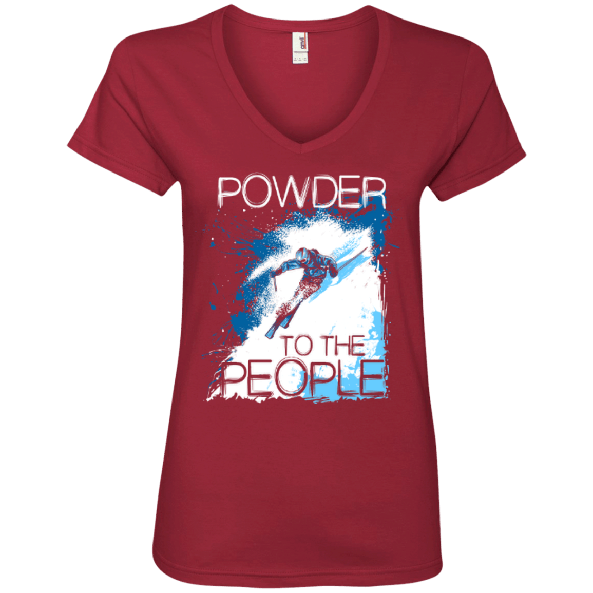 Powder To The People Ladies Tees - Powderaddicts