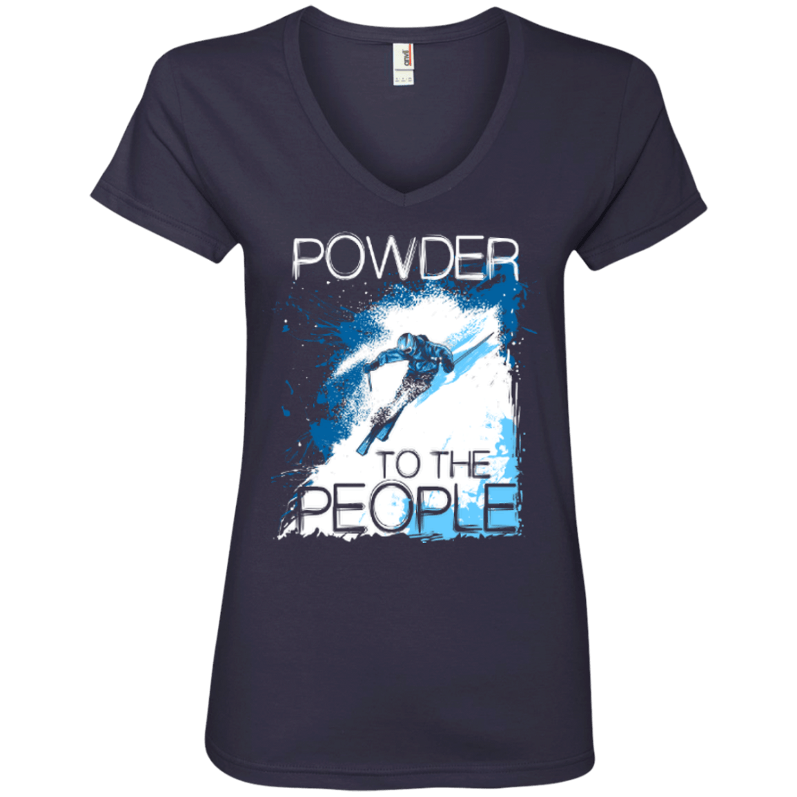 Powder To The People Ladies Tees - Powderaddicts