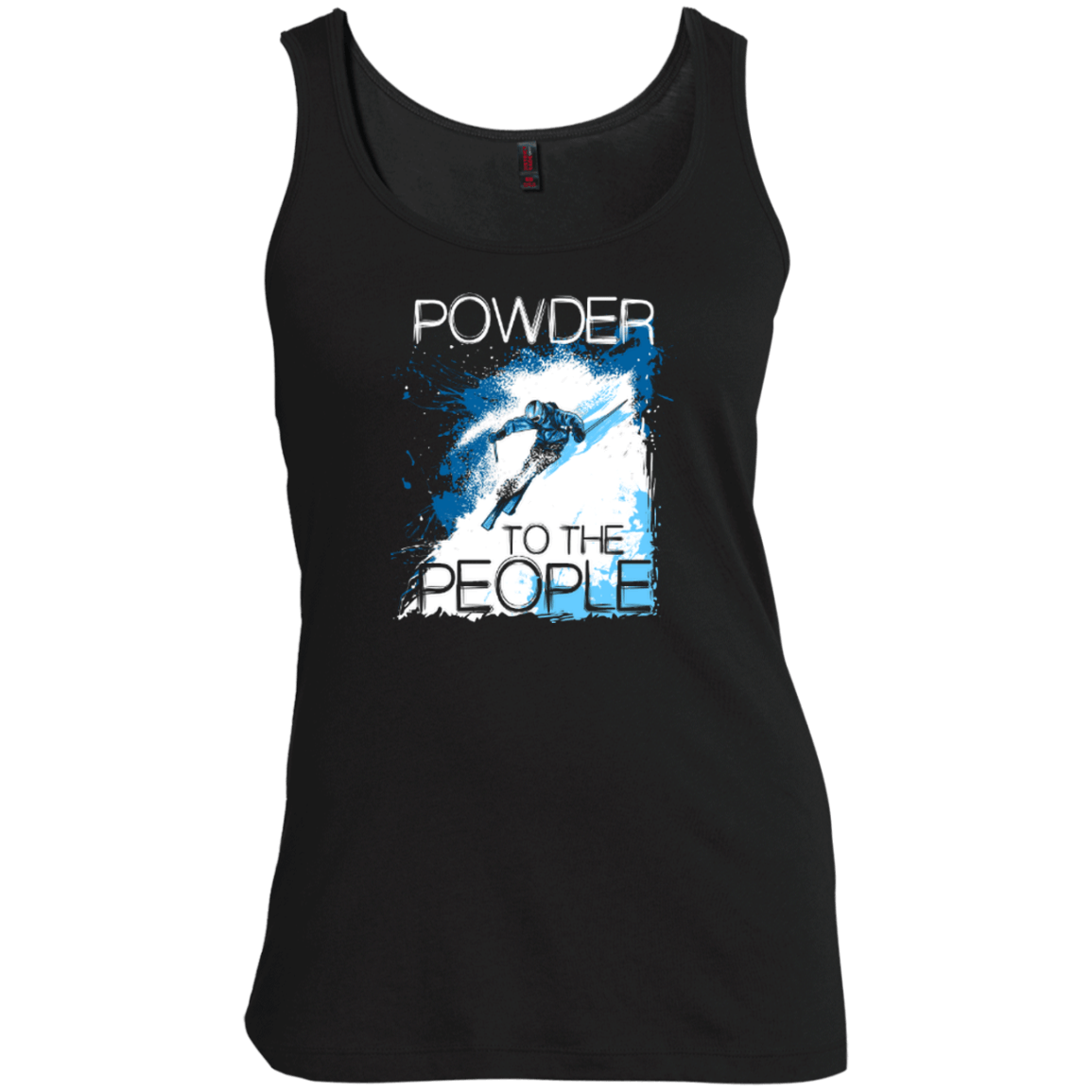 Powder To The People Tank Tops - Powderaddicts