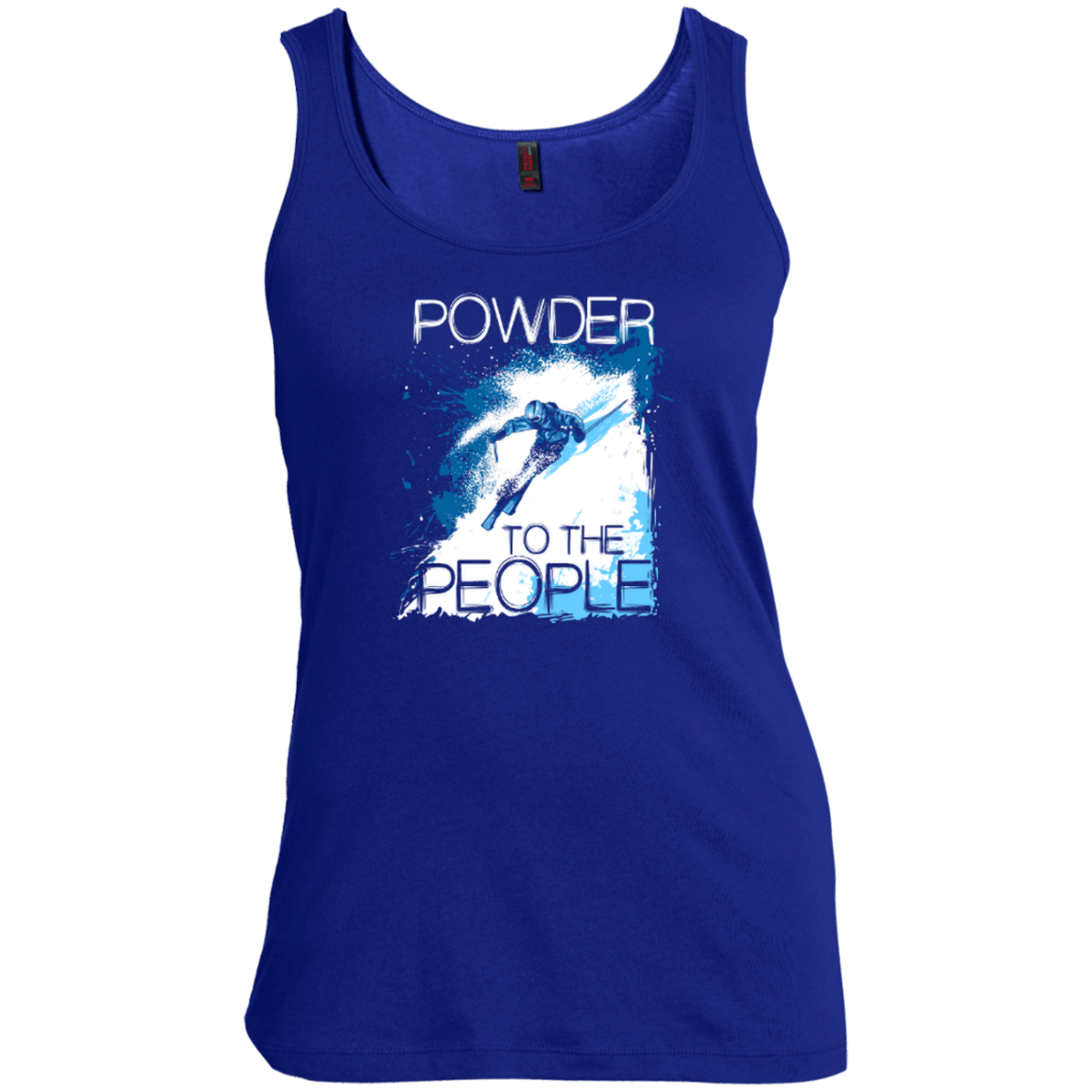 Powder To The People Tank Tops - Powderaddicts