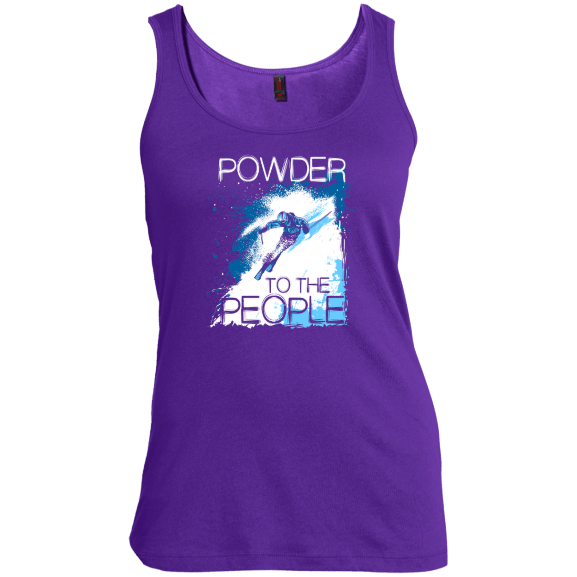 Powder To The People Tank Tops - Powderaddicts