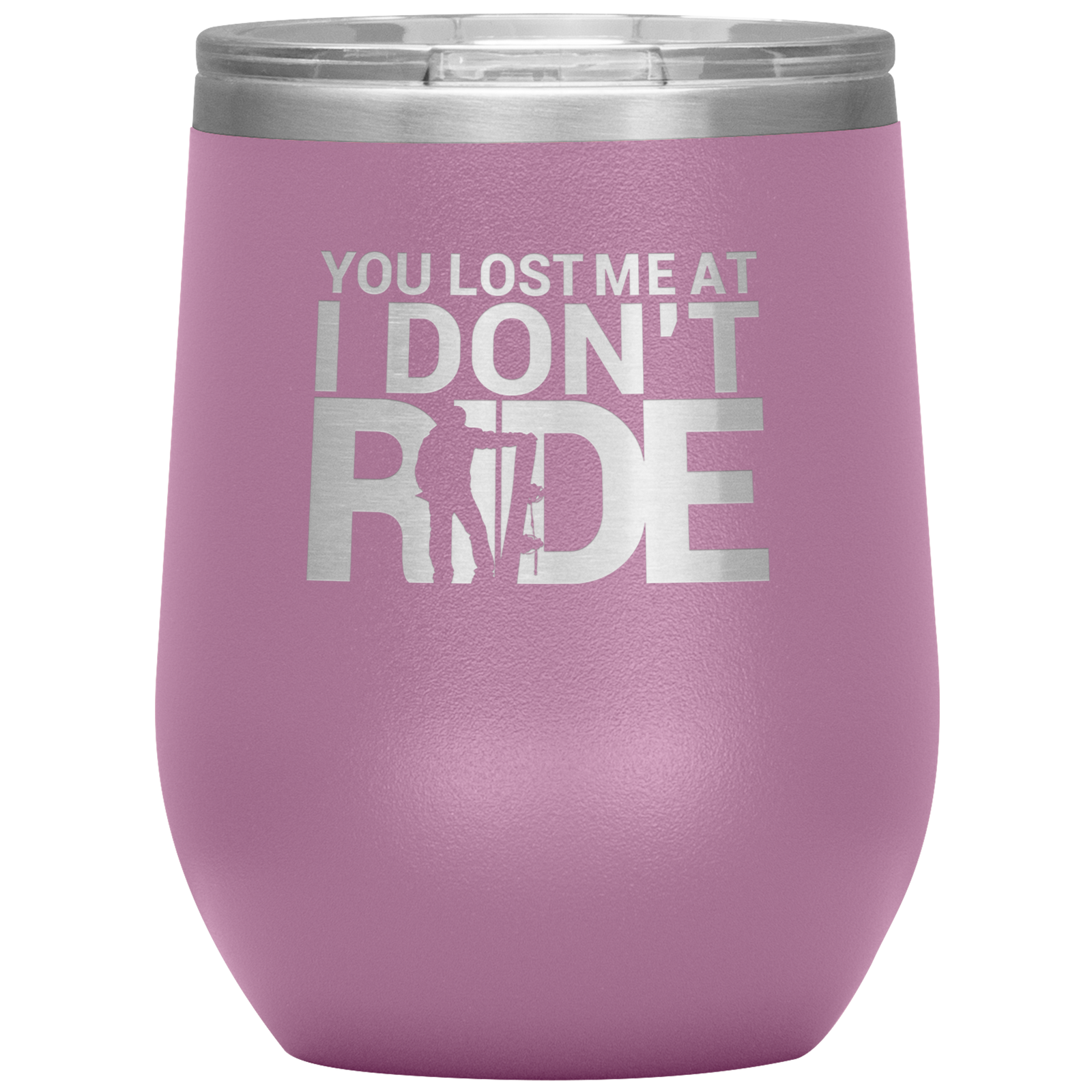You Lost Me At Ride Embroidery File Wine 12oz Tumbler - Powderaddicts