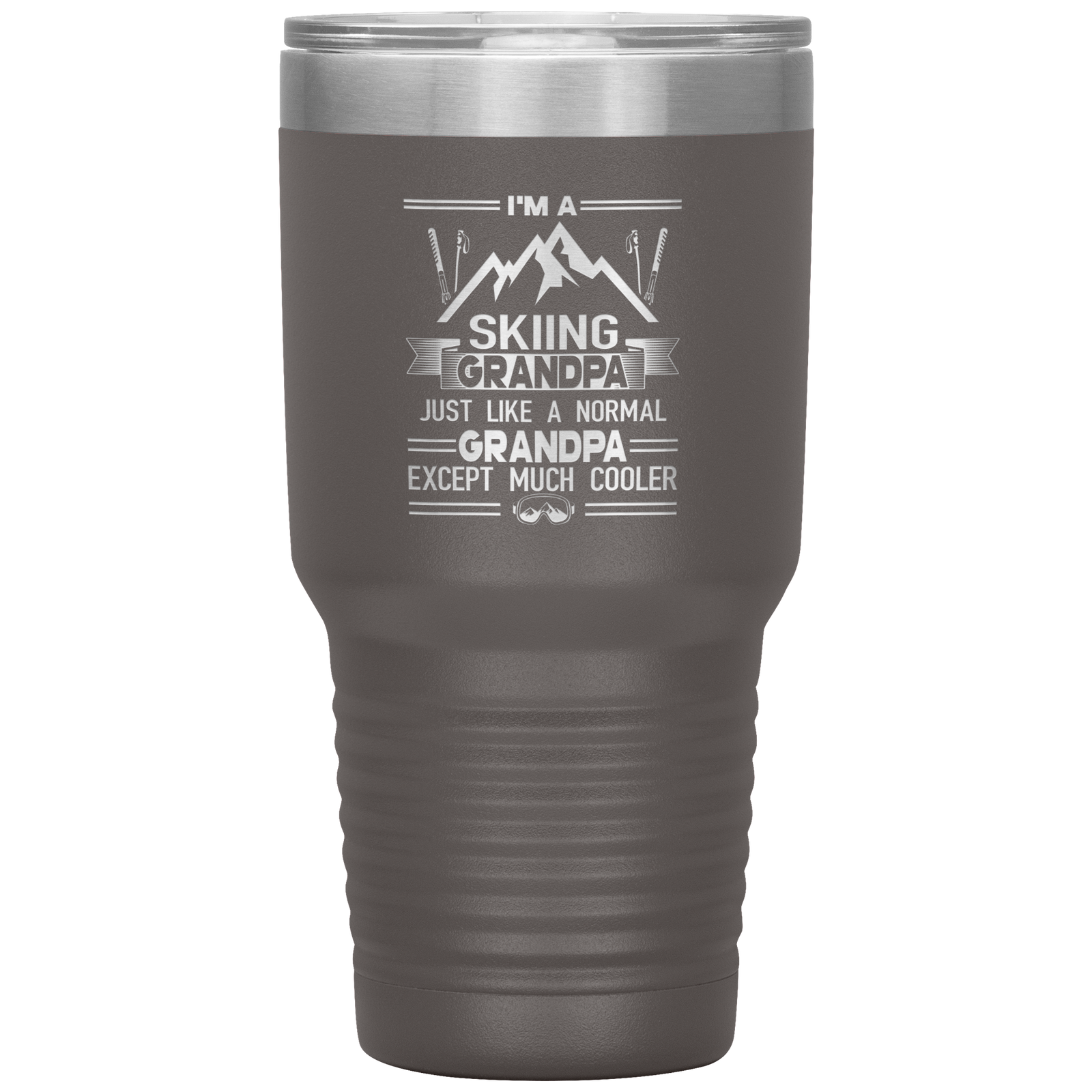 I'm A Skiing Mom 30oz Tumbler - Powderaddicts