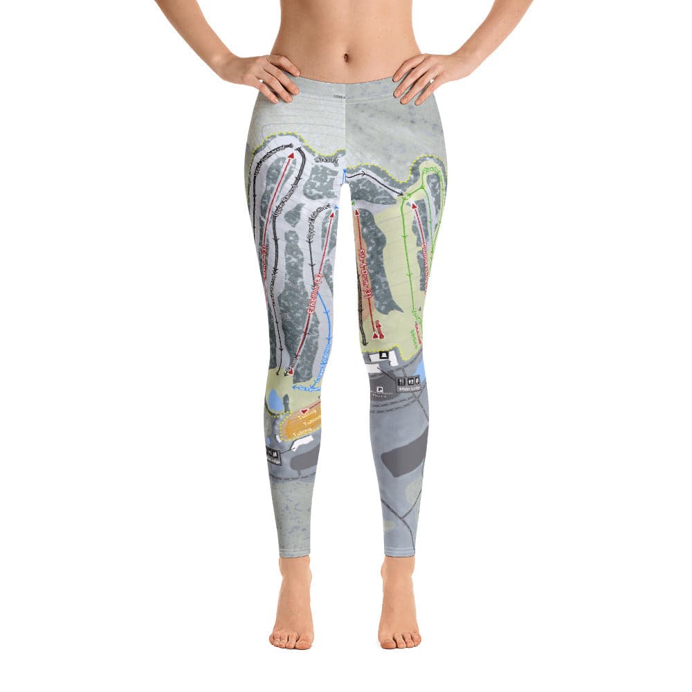Roundtop, Pennsylvania Ski Trail Map Women's Base Layer Bottom - Powderaddicts