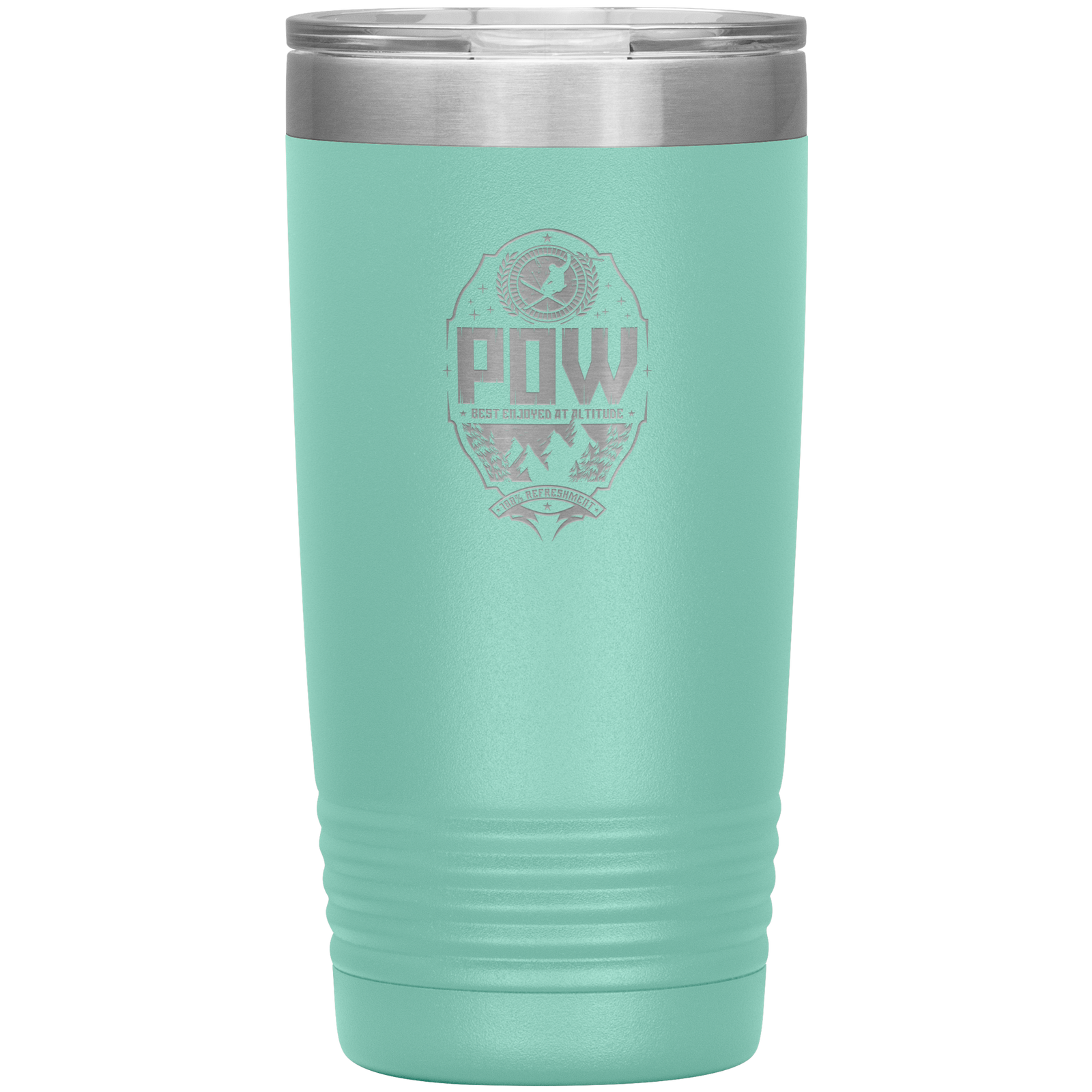 Pow Best Enjoyed At Altitude 20oz Tumbler - Powderaddicts