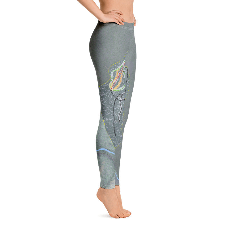 Sipapu, New Mexico Ski Trail Map Women's Base Layer Bottom - Powderaddicts