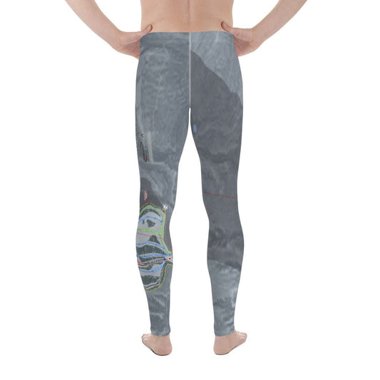 Skeetawk, Alaska Ski Trail Map Men's Base Layer Bottom - Powderaddicts
