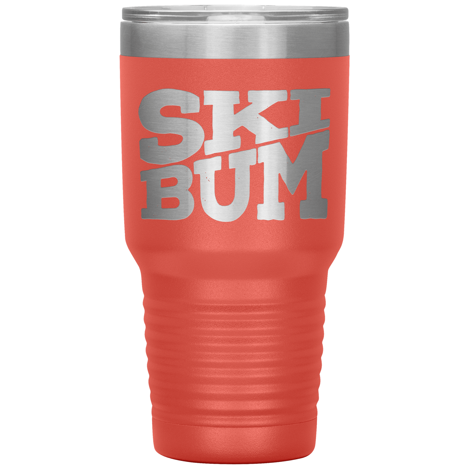 Ski Bum 30oz laser Etched Tumbler - Powderaddicts