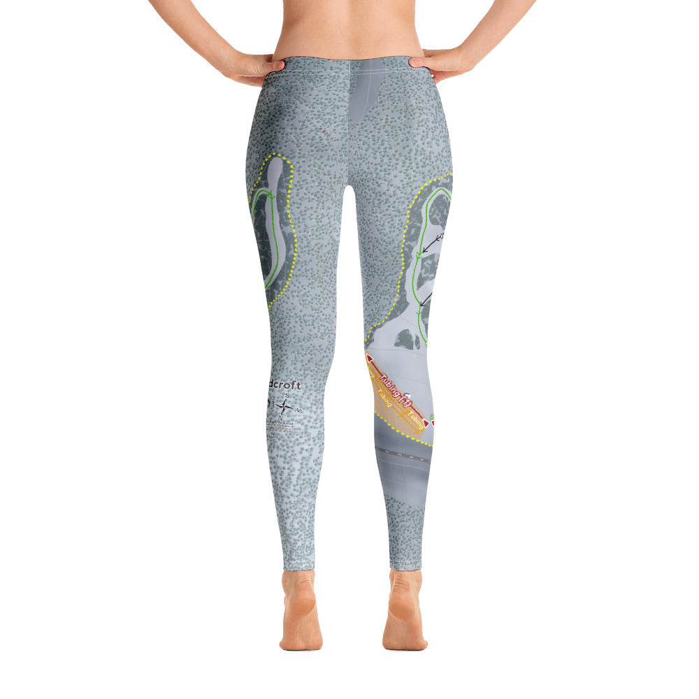 Ski Cloudcroft, New Mexico Ski Trail Map Women's Base Layer Bottom - Powderaddicts