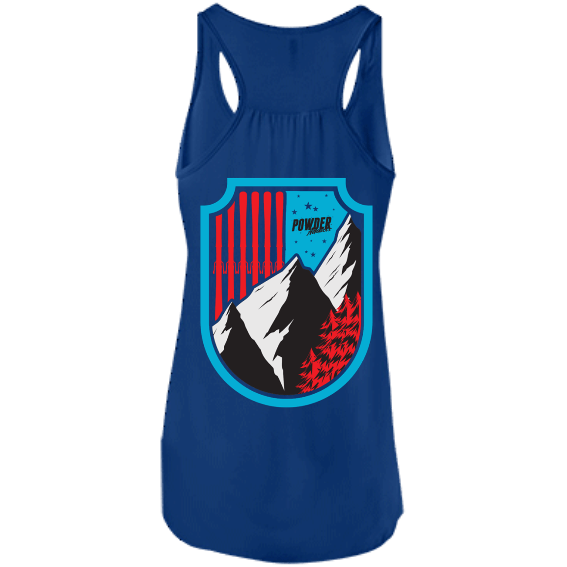 Ski Flag Tank Tops - Powderaddicts