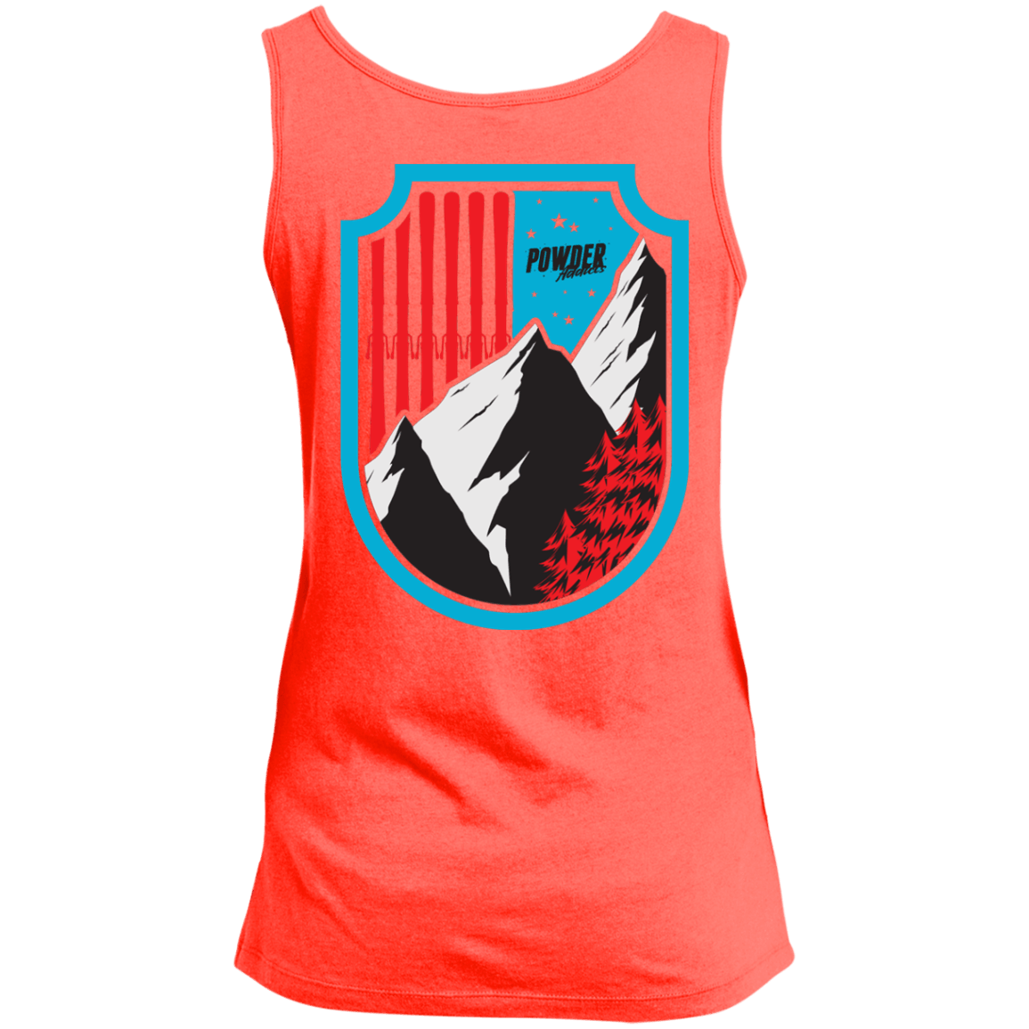 Ski Flag Tank Tops - Powderaddicts