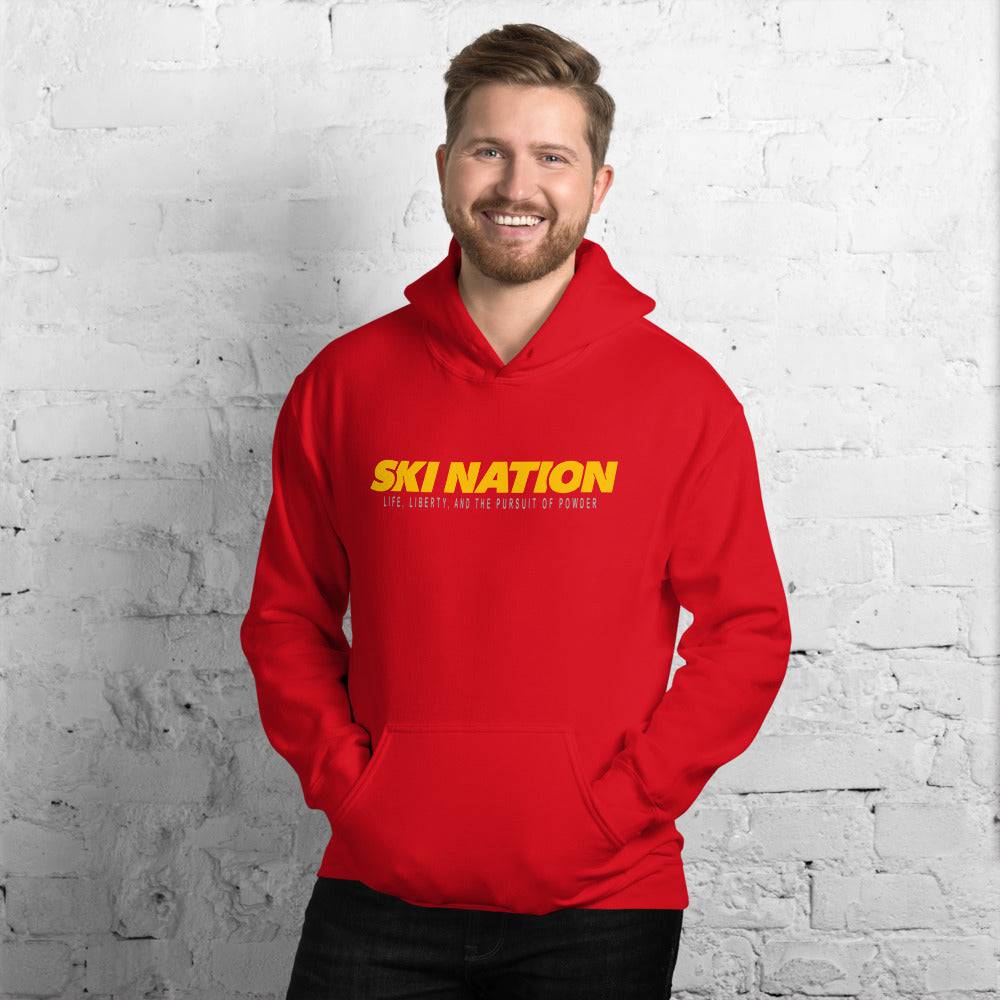 SKI NATION - LIFE, LIBERTY AND THE PURSUIT OF POWDER HOODIES - Powderaddicts