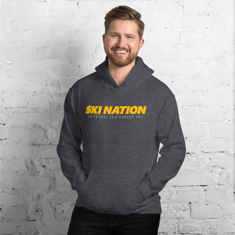 SKI NATION - NO FRIENDS ON POWDER DAY HOODIES - Powderaddicts