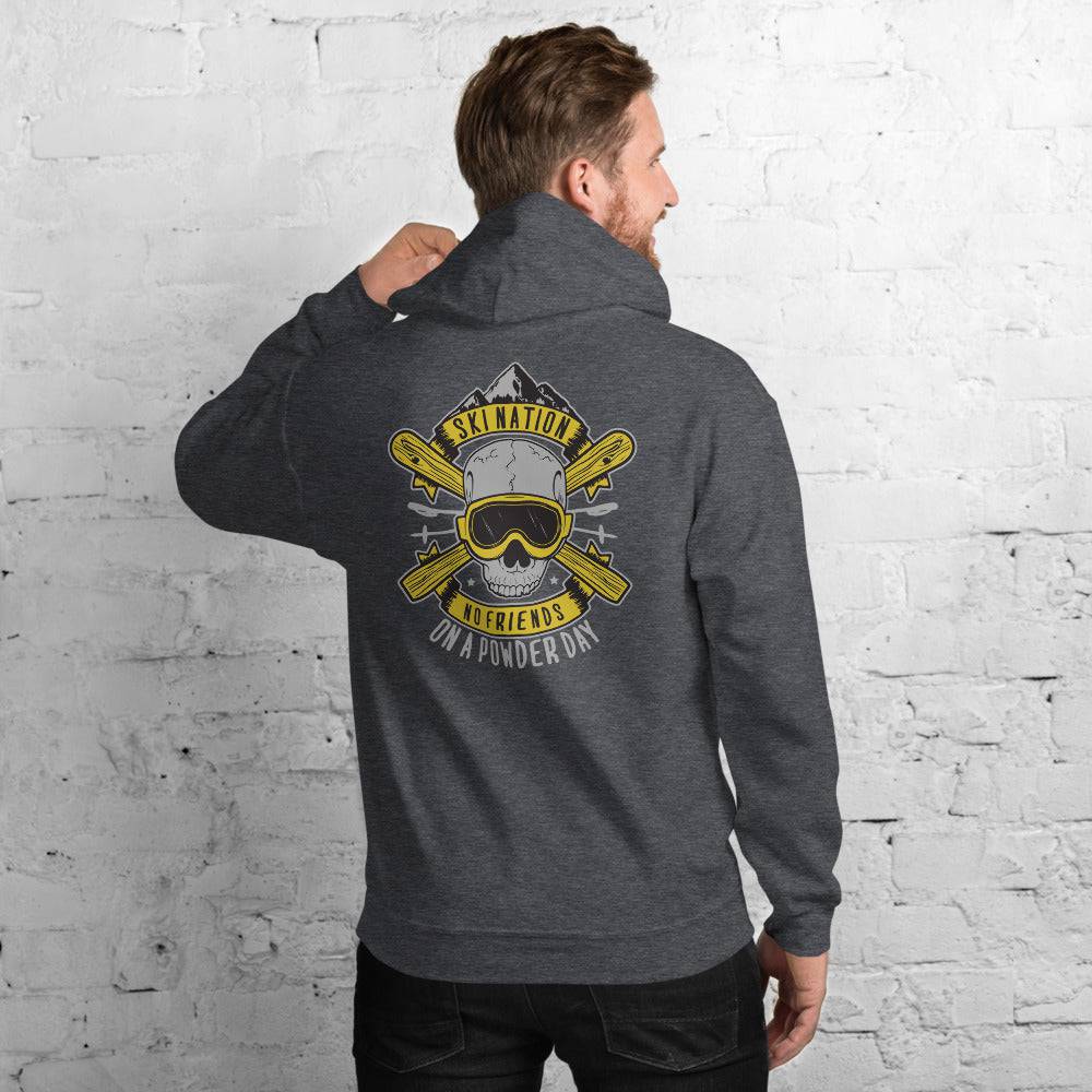 SKI NATION - NO FRIENDS ON POWDER DAY HOODIES - Powderaddicts