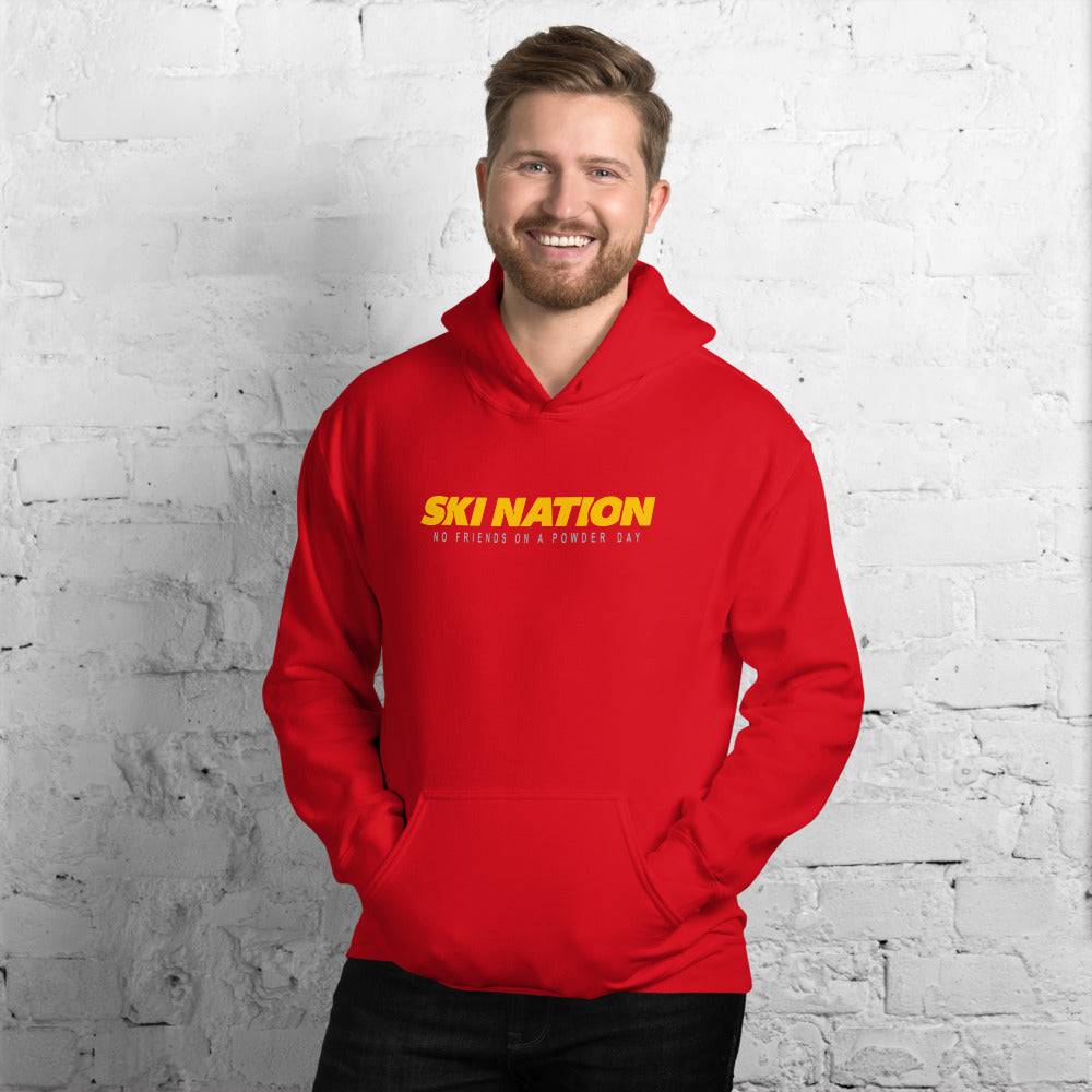 SKI NATION - NO FRIENDS ON POWDER DAY HOODIES - Powderaddicts